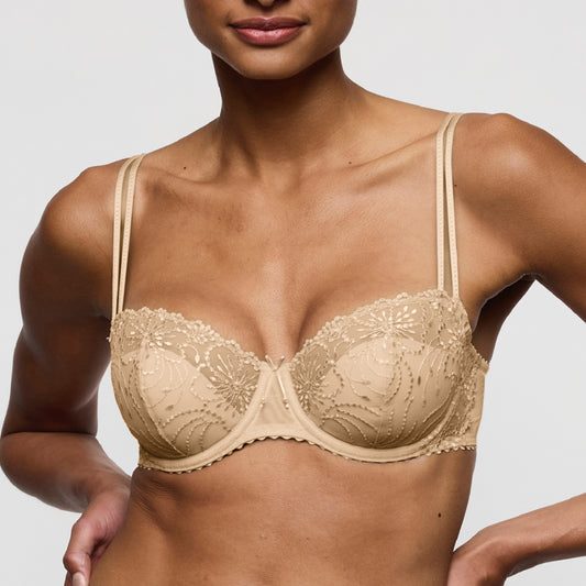 Marie Jo JANE half padded balcony bra in sand