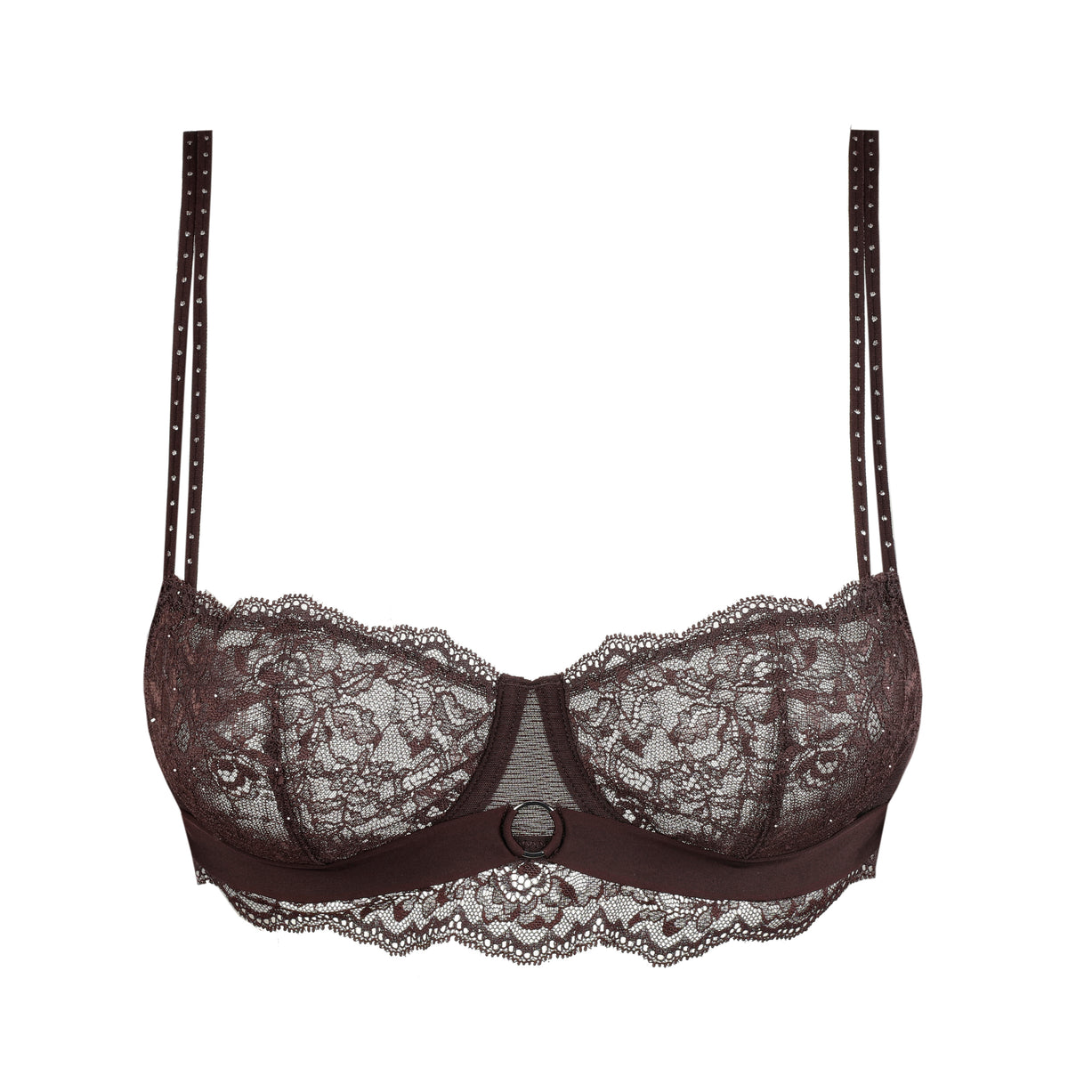 Marie Jo MUSEA balcony bra vertical seam in Autumn Bloom