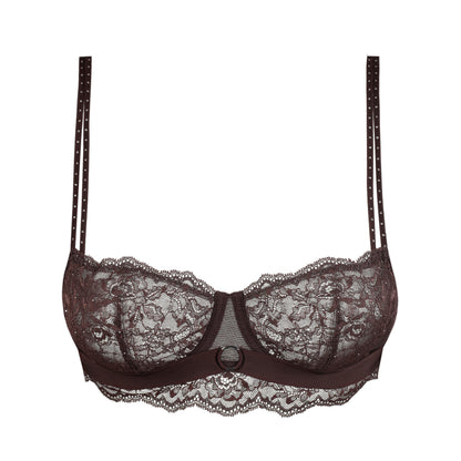 Marie Jo MUSEA balcony bra vertical seam in Autumn Bloom