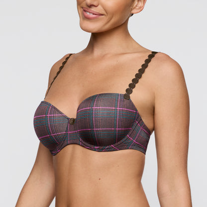 Marie Jo TOM padded balcony bra in wengé