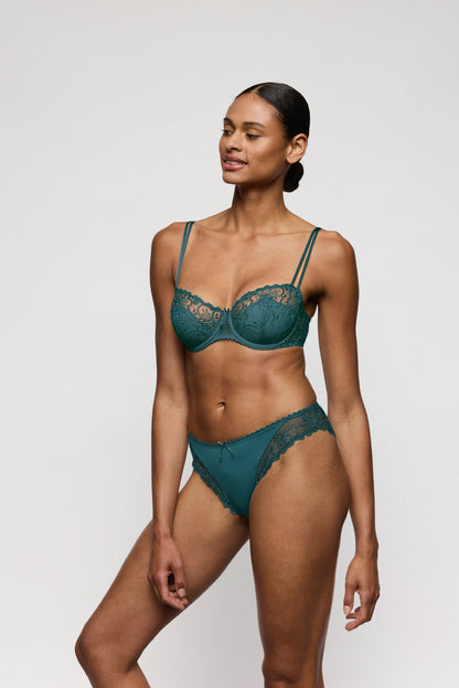 Marie Jo JANE Italian briefs in peacock