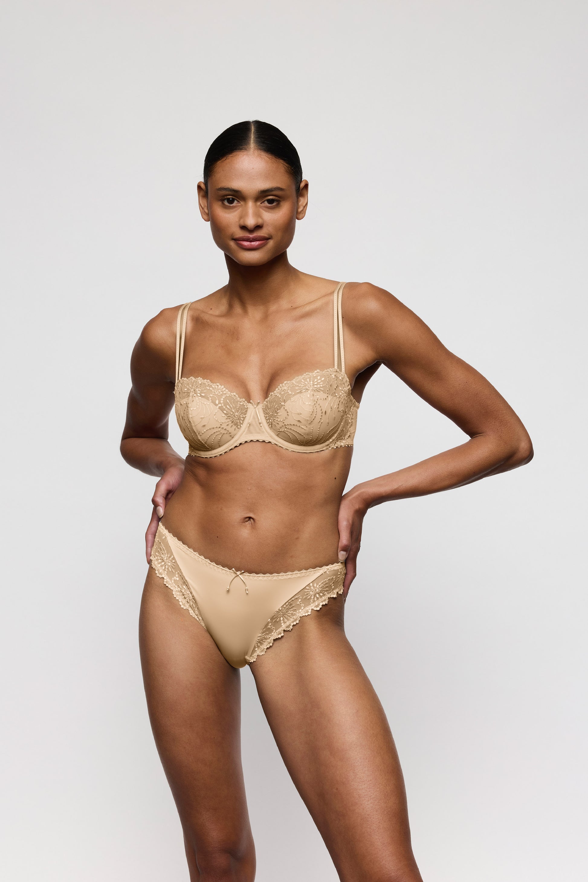 Marie Jo JANE half padded balcony bra in sand