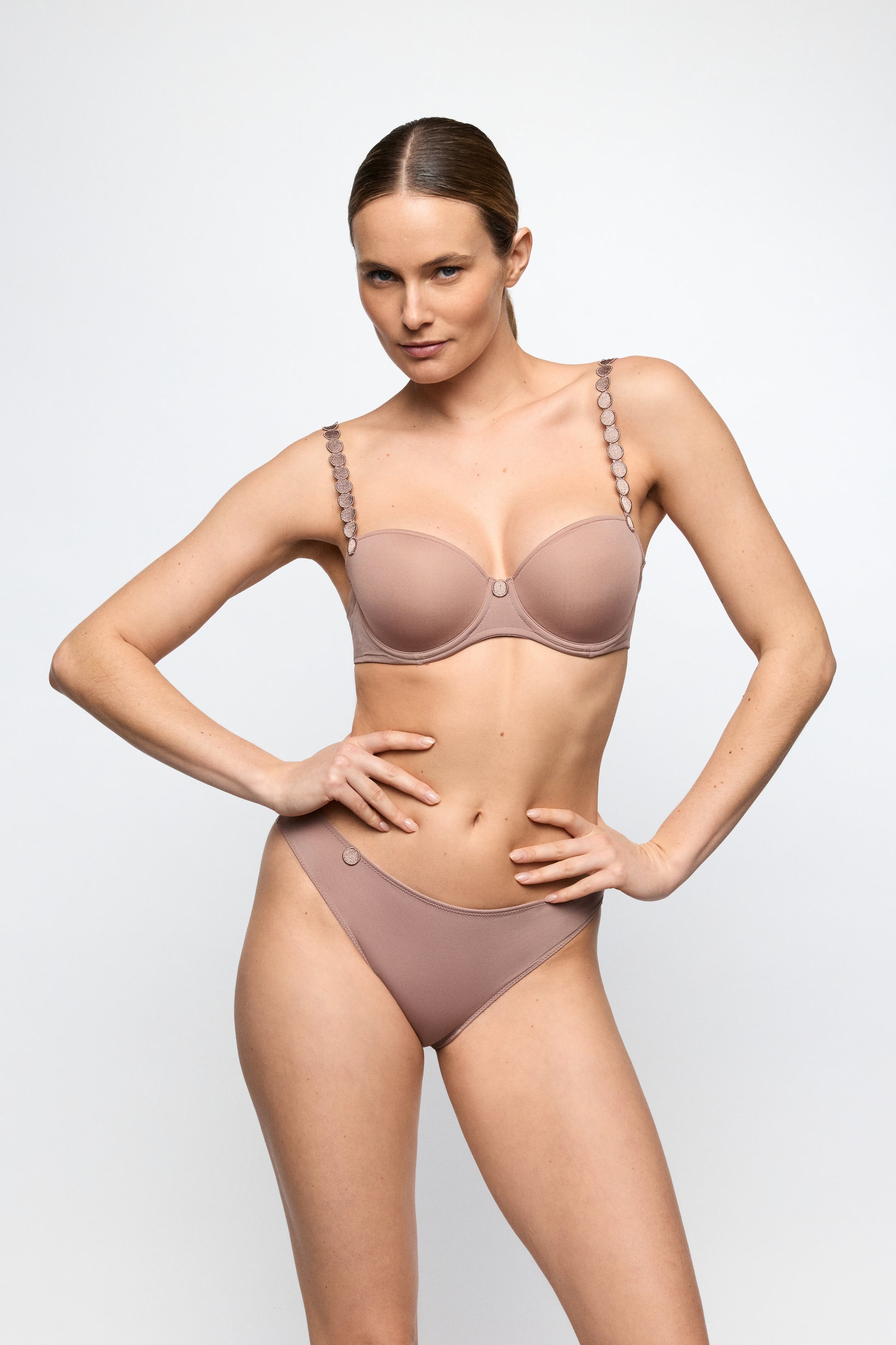 Marie Jo TOM padded balcony bra in Cosmetic