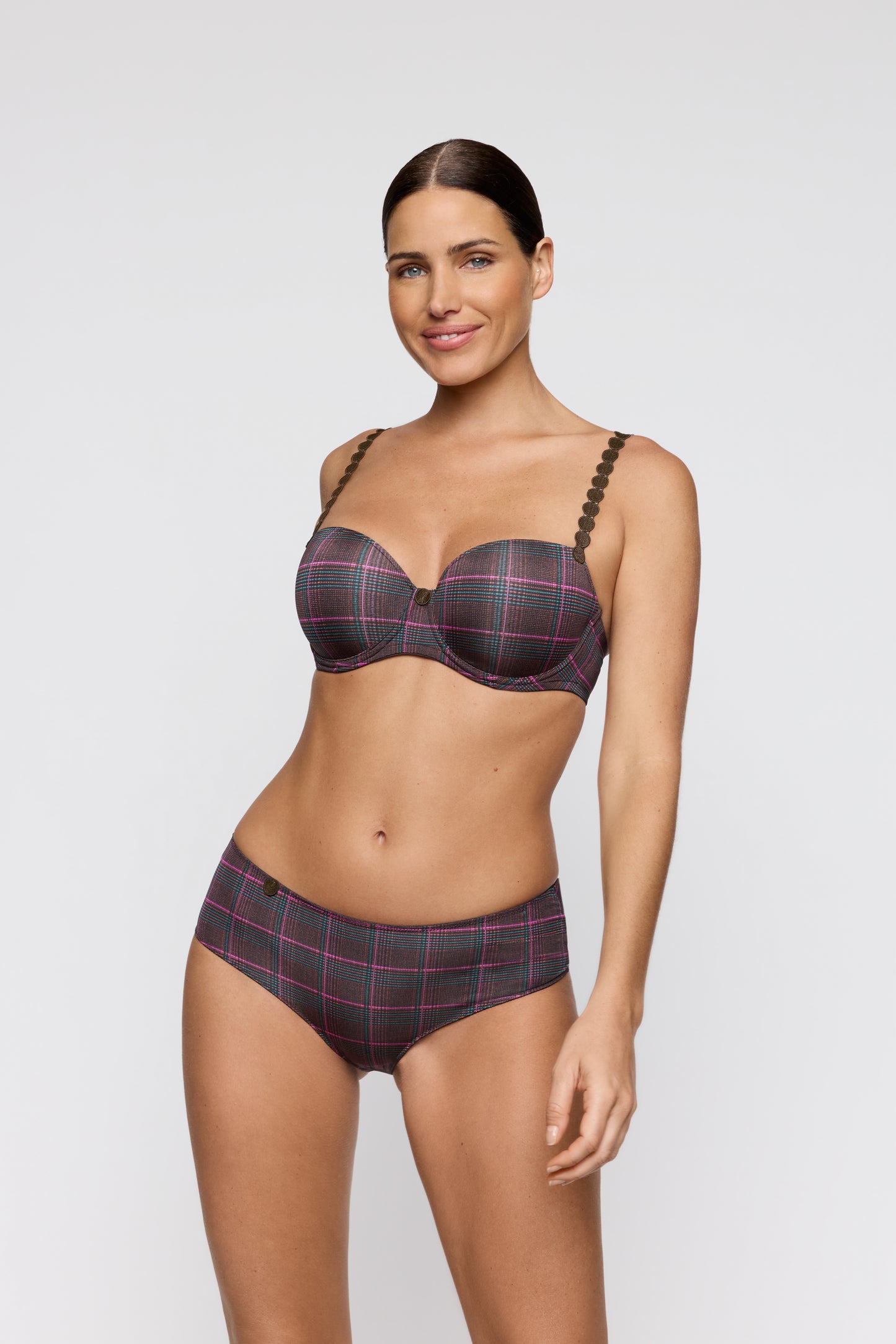 Marie Jo TOM padded balcony bra in wengé