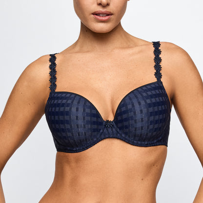 Marie Jo AVERO padded plunge bra in velvet blue