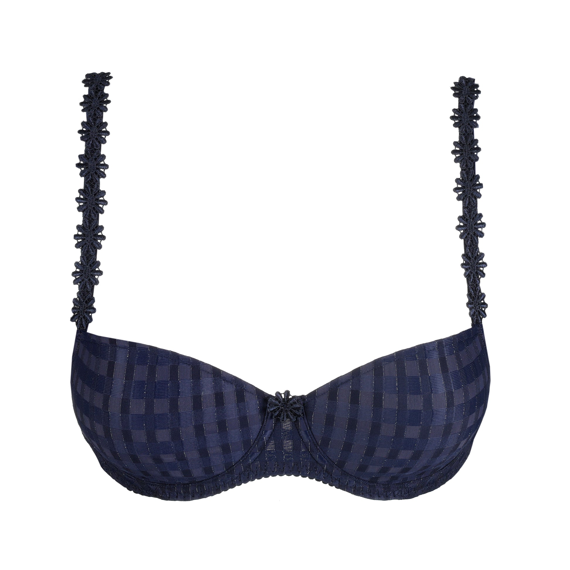 Marie Jo AVERO padded balcony bra in velvet blue