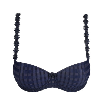 Marie Jo AVERO padded balcony bra in velvet blue