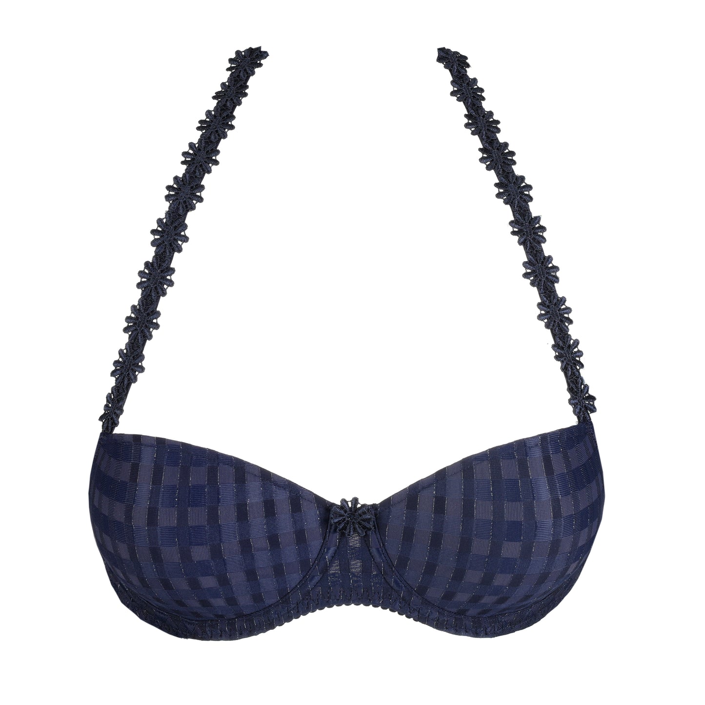 Marie Jo AVERO padded balcony bra in velvet blue