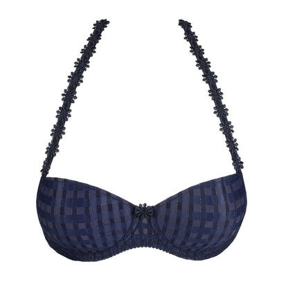 Marie Jo AVERO padded balcony bra in velvet blue