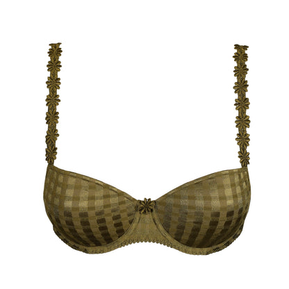 Marie Jo AVERO padded balcony bra in olive