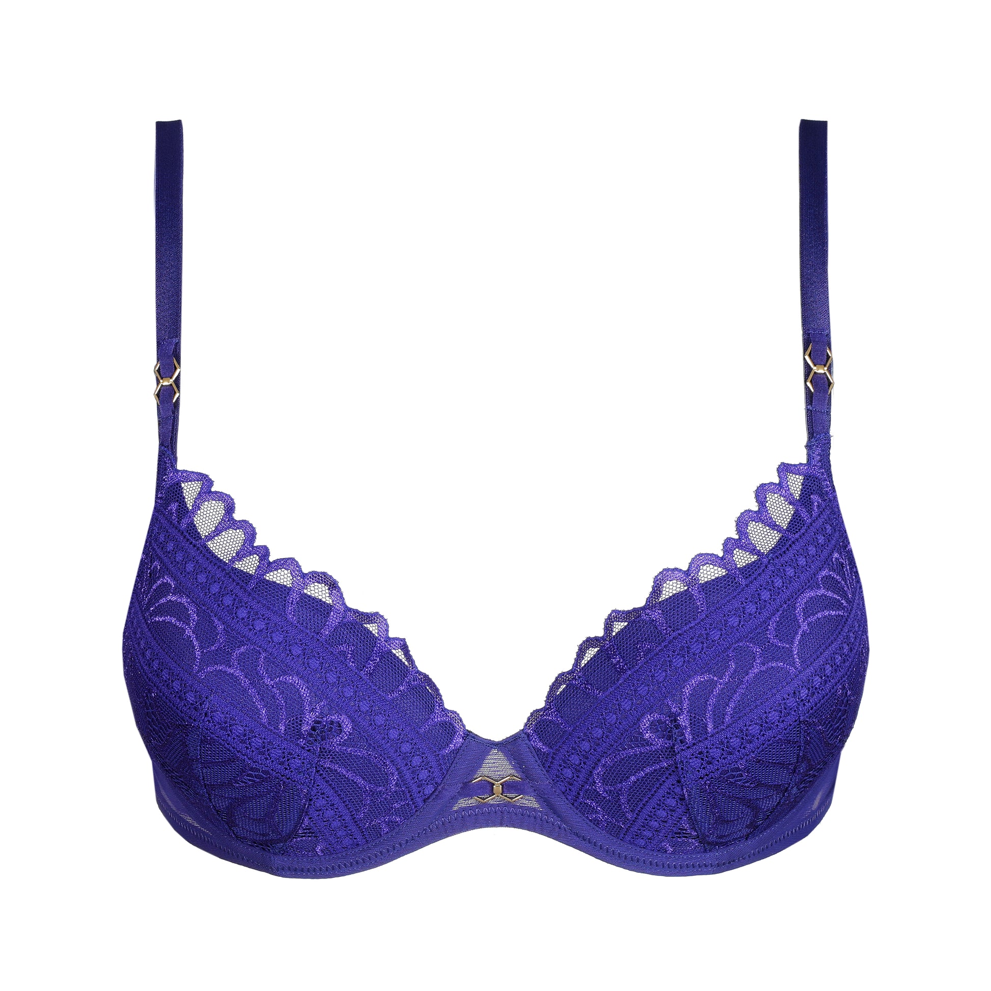 Marie Jo CERINA padded bra heartshape in velvet blue