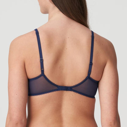 Marie Jo ETOILE half padded plunge bra in sapphire blue