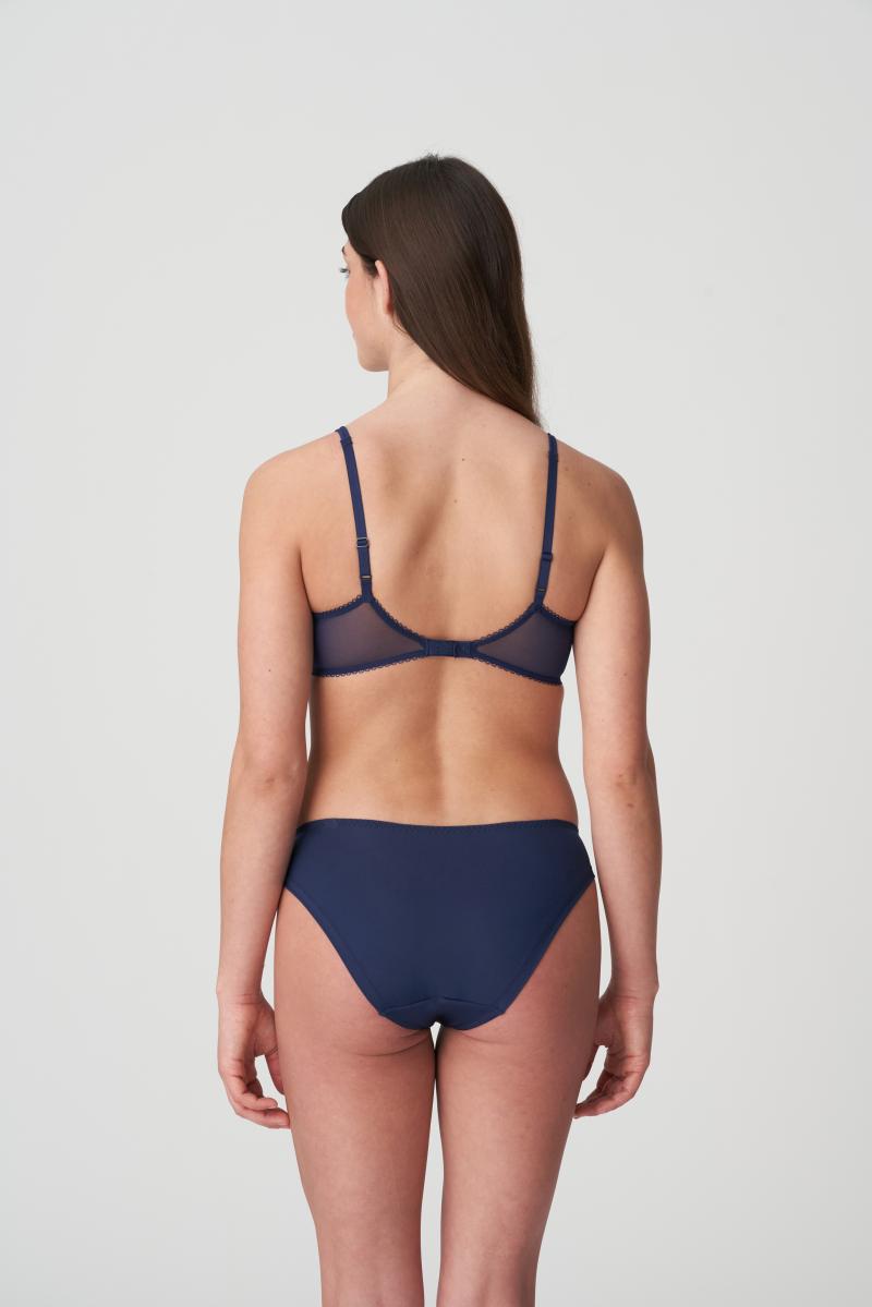 Marie Jo ETOILE half padded plunge bra in sapphire blue
