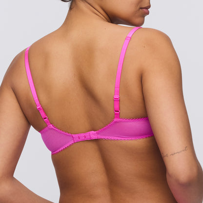 ETOILE cactus flower half padded plunge bra