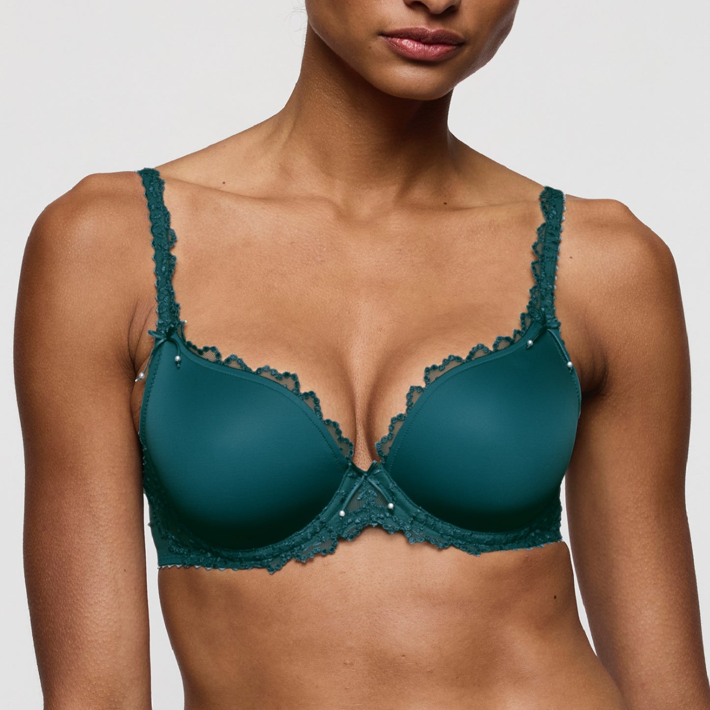 Marie Jo JANE padded bra heartshape in peacock