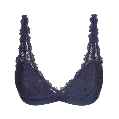 Marie Jo SOFT STUDIO padded bralette in velvet blue