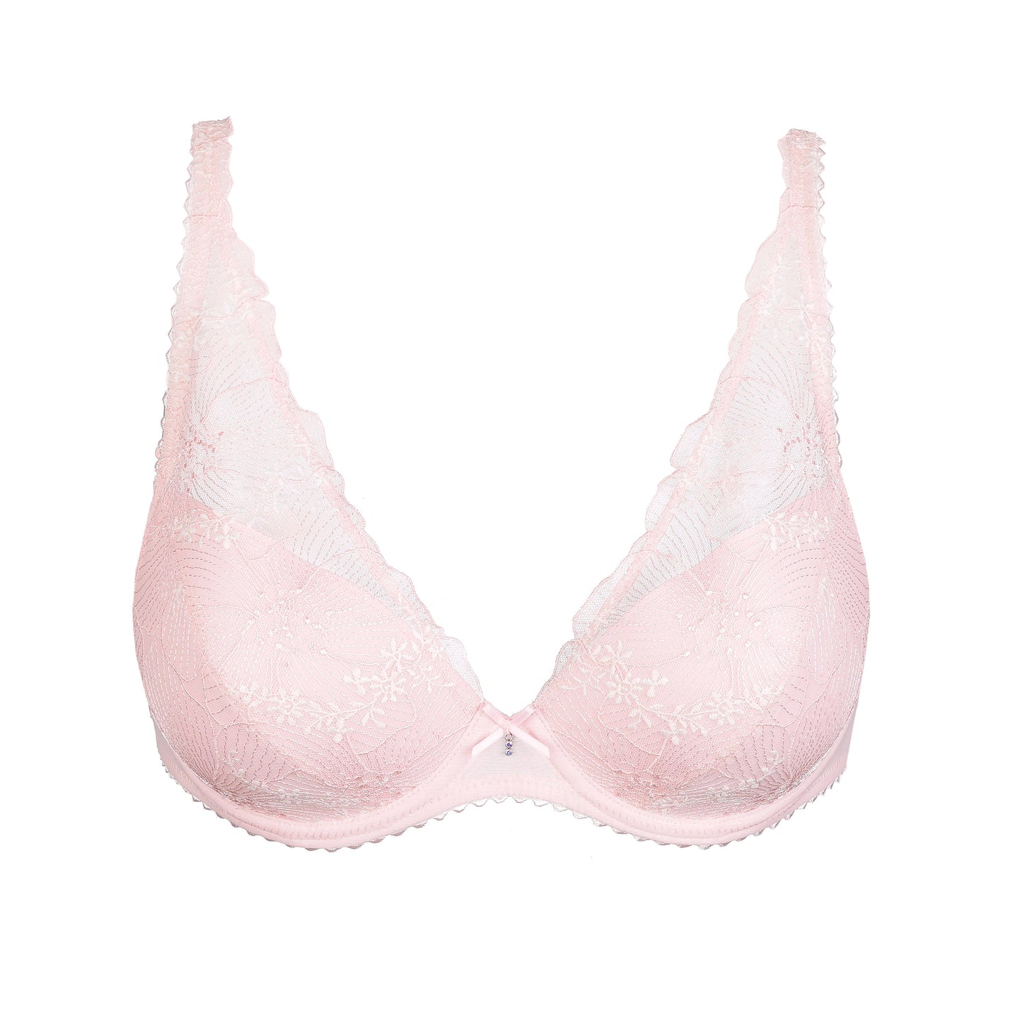 Marie Jo SOLENE padded plunge bra in gardenia rose