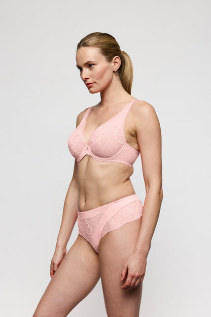 Marie Jo SOLENE padded plunge bra in gardenia rose