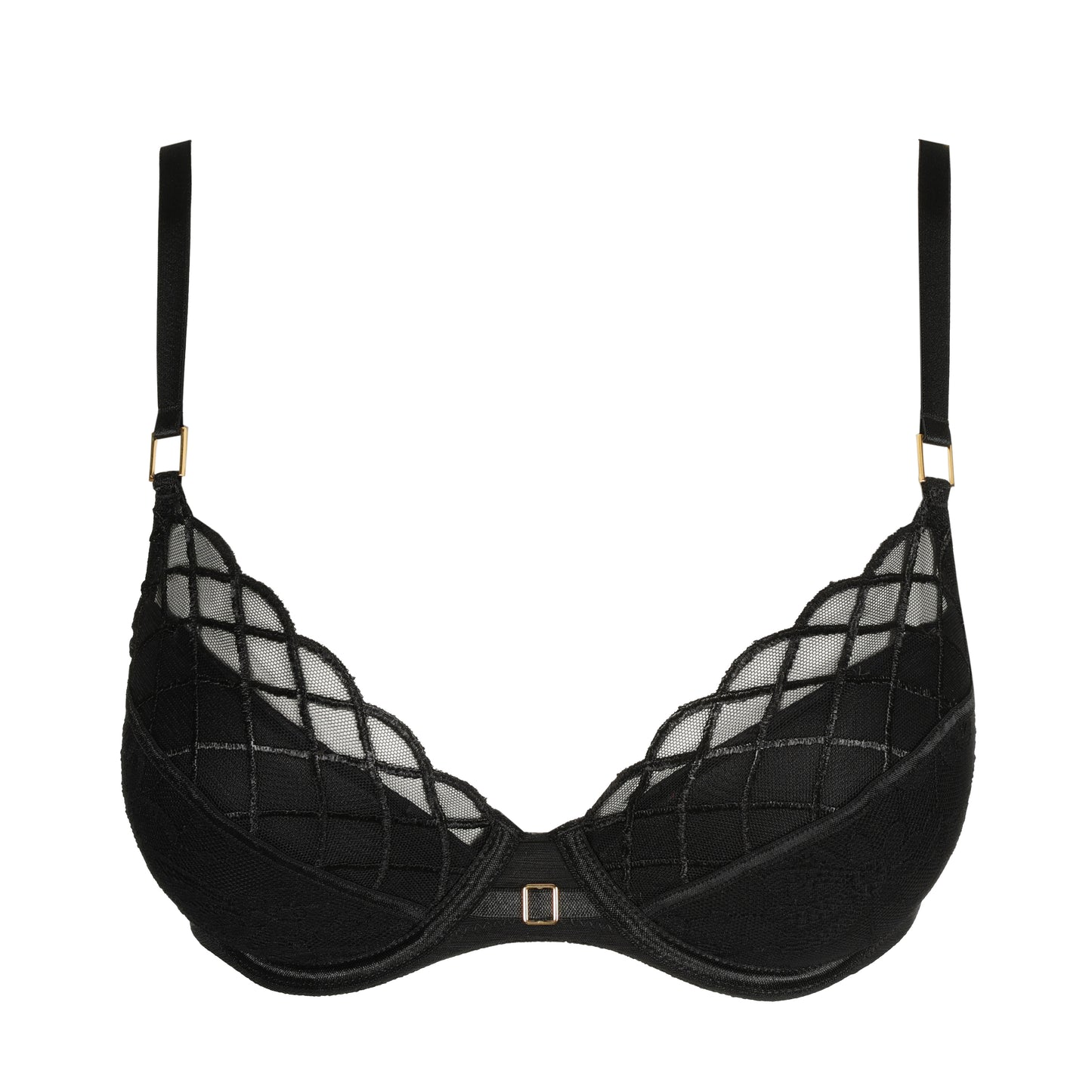 Marie Jo AVEN black push-up bra removable pads