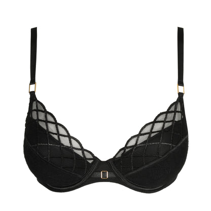 Marie Jo AVEN black push-up bra removable pads