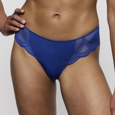 Marie Jo Cathia thong in stylo blue