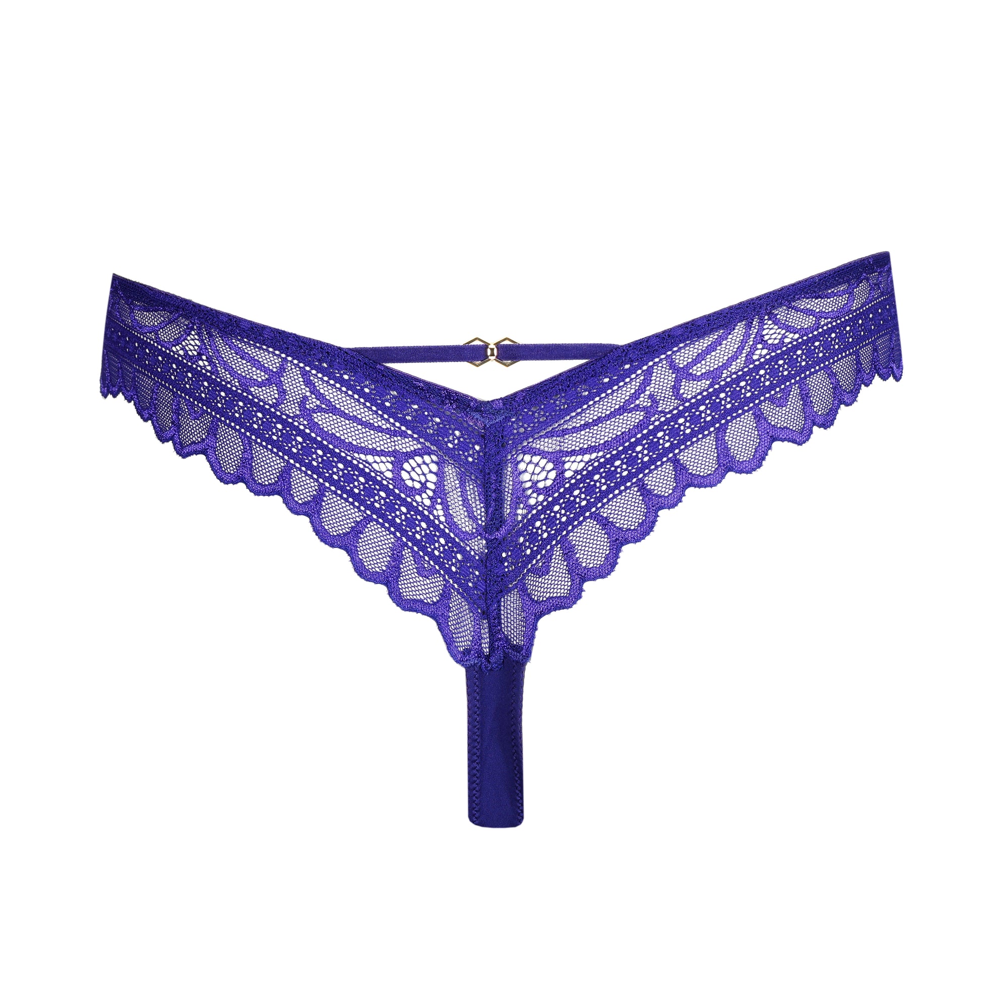 Marie Jo CERINA thong in velvet blue