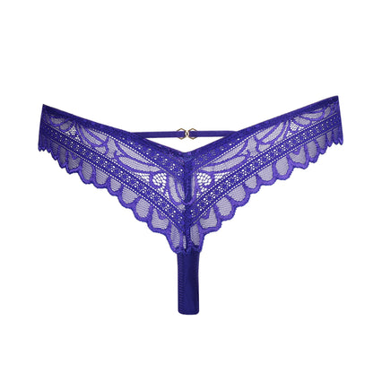 Marie Jo CERINA thong in velvet blue