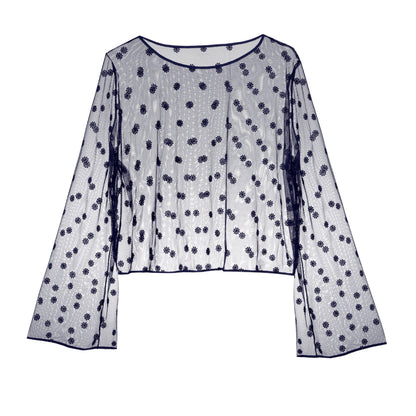 Marie Jo AVERO top without cups in velvet blue