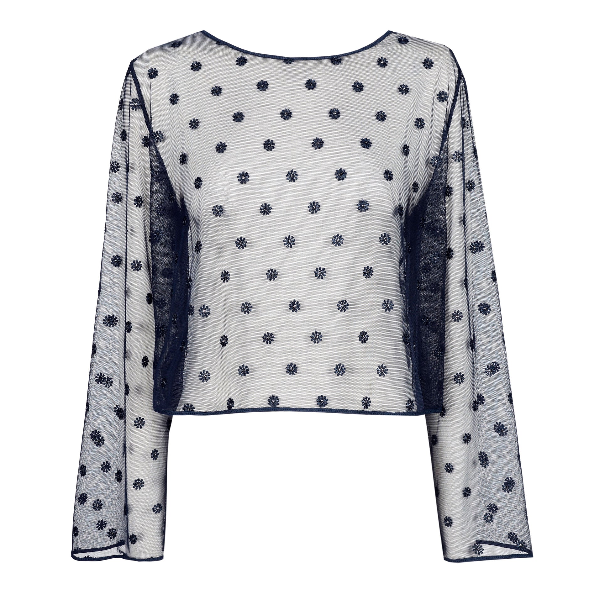 Marie Jo AVERO top without cups in velvet blue