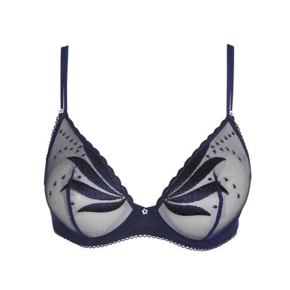 Marie Jo ETOILE plunge bra in sapphire blue