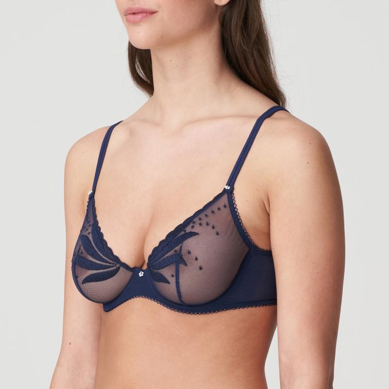 Marie Jo ETOILE plunge bra in sapphire blue