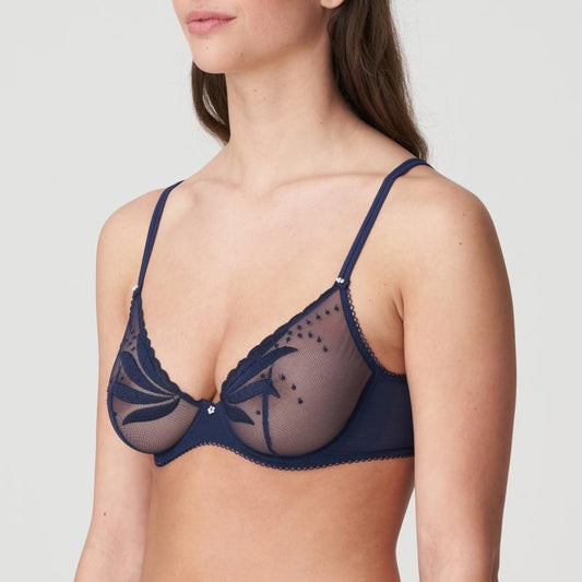Marie Jo ETOILE plunge bra in sapphire blue