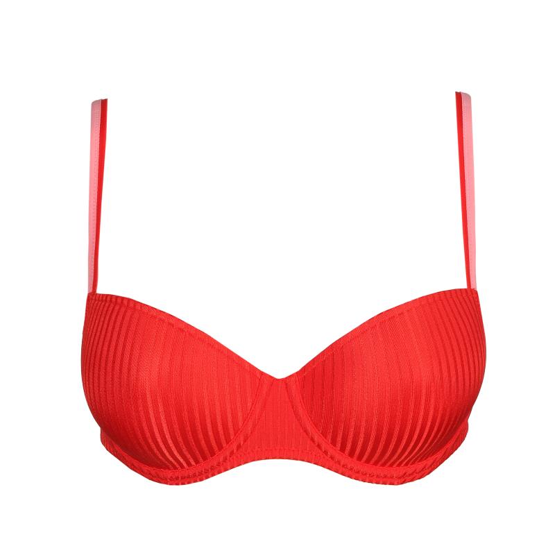 Marie Jo L'Aventure JUDE padded balcony bra in rouge