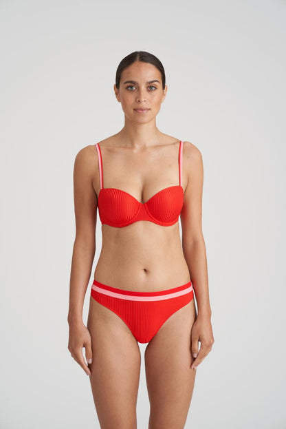 Marie Jo L'Aventure JUDE padded balcony bra in rouge
