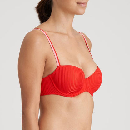Marie Jo L'Aventure JUDE padded balcony bra in rouge