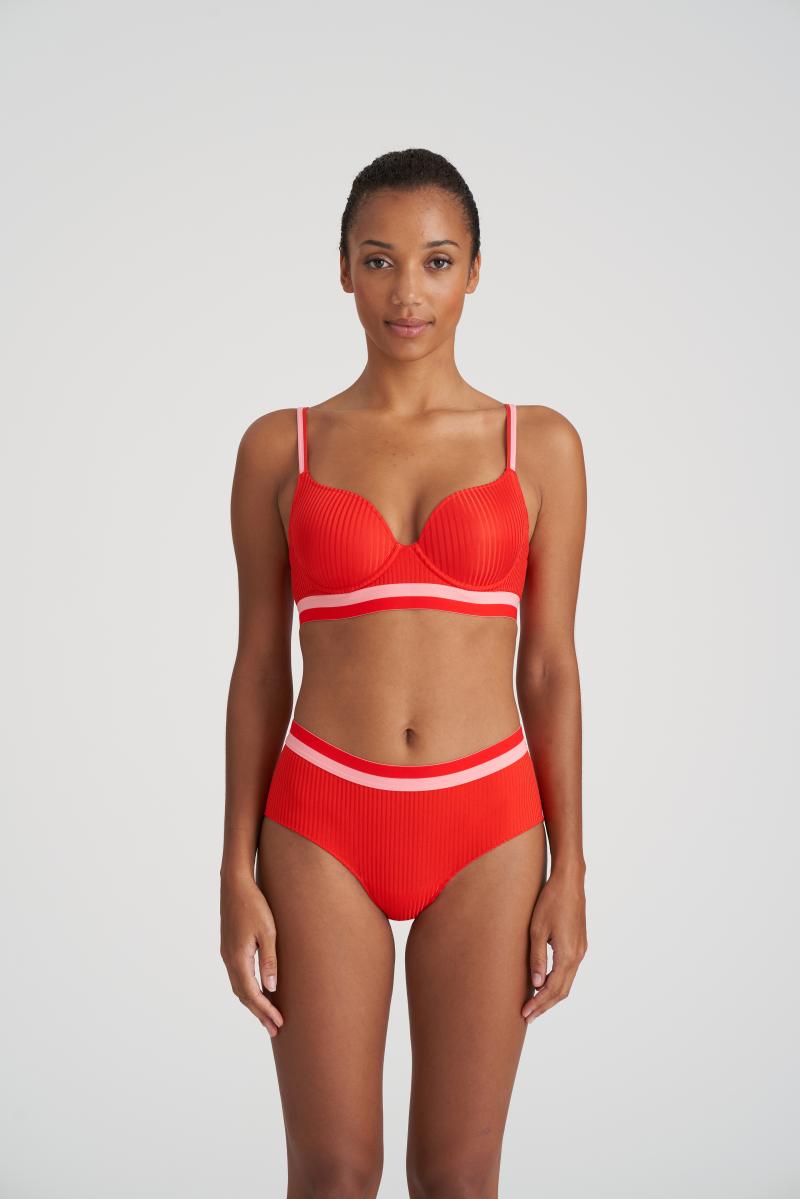 Marie Jo L'Aventure JUDE padded bra heartshape in rouge