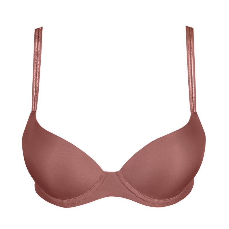 Marie Jo LOUIE push-up bra in satin taupe