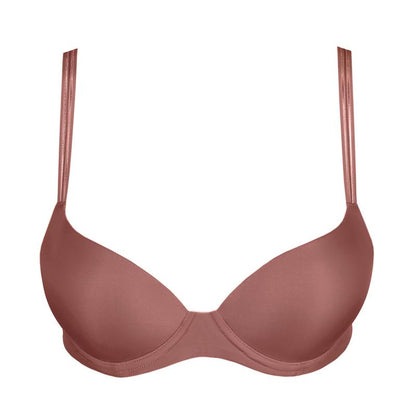 Marie Jo LOUIE push-up bra in satin taupe