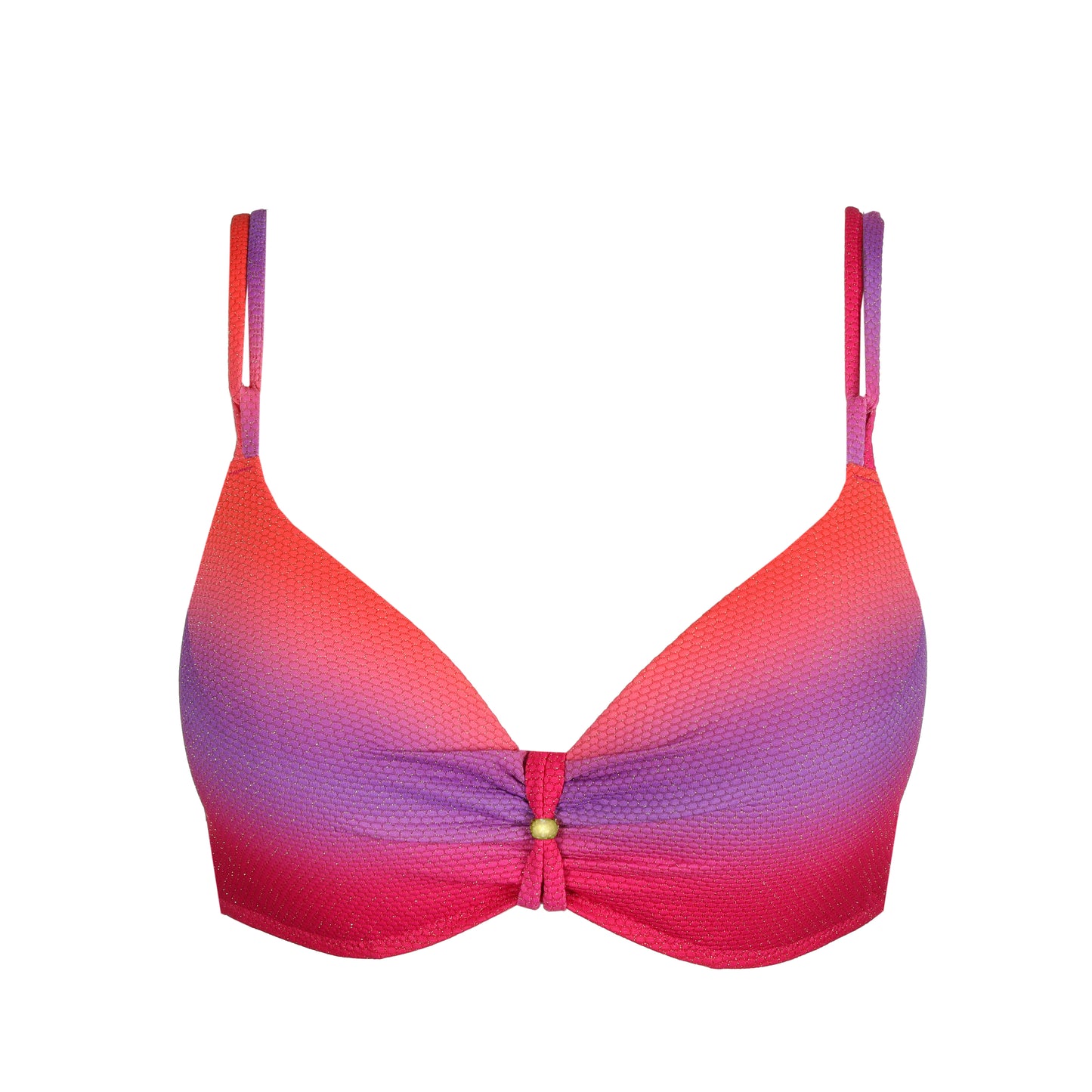 NUSA DUA Spectral padded plunge bikini top