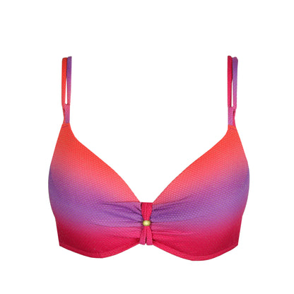 NUSA DUA Spectral padded plunge bikini top