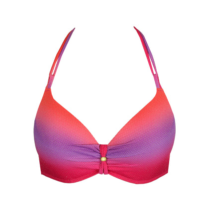 NUSA DUA Spectral padded plunge bikini top