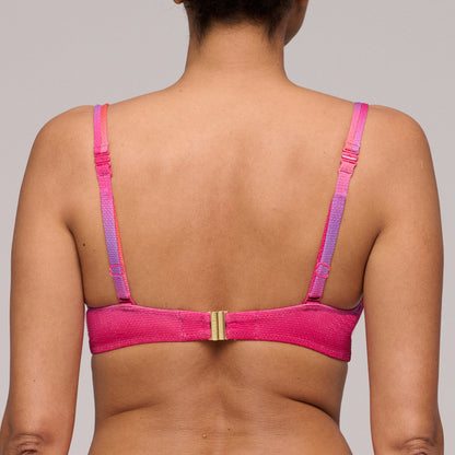 NUSA DUA Spectral padded plunge bikini top