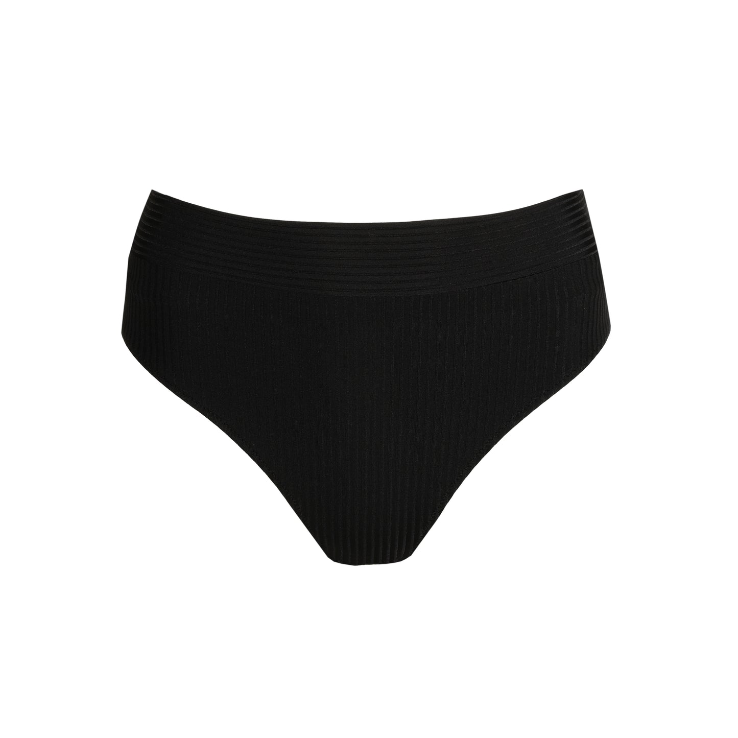 EMLY black bikini fold briefs