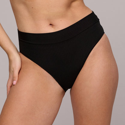 EMLY black bikini fold briefs