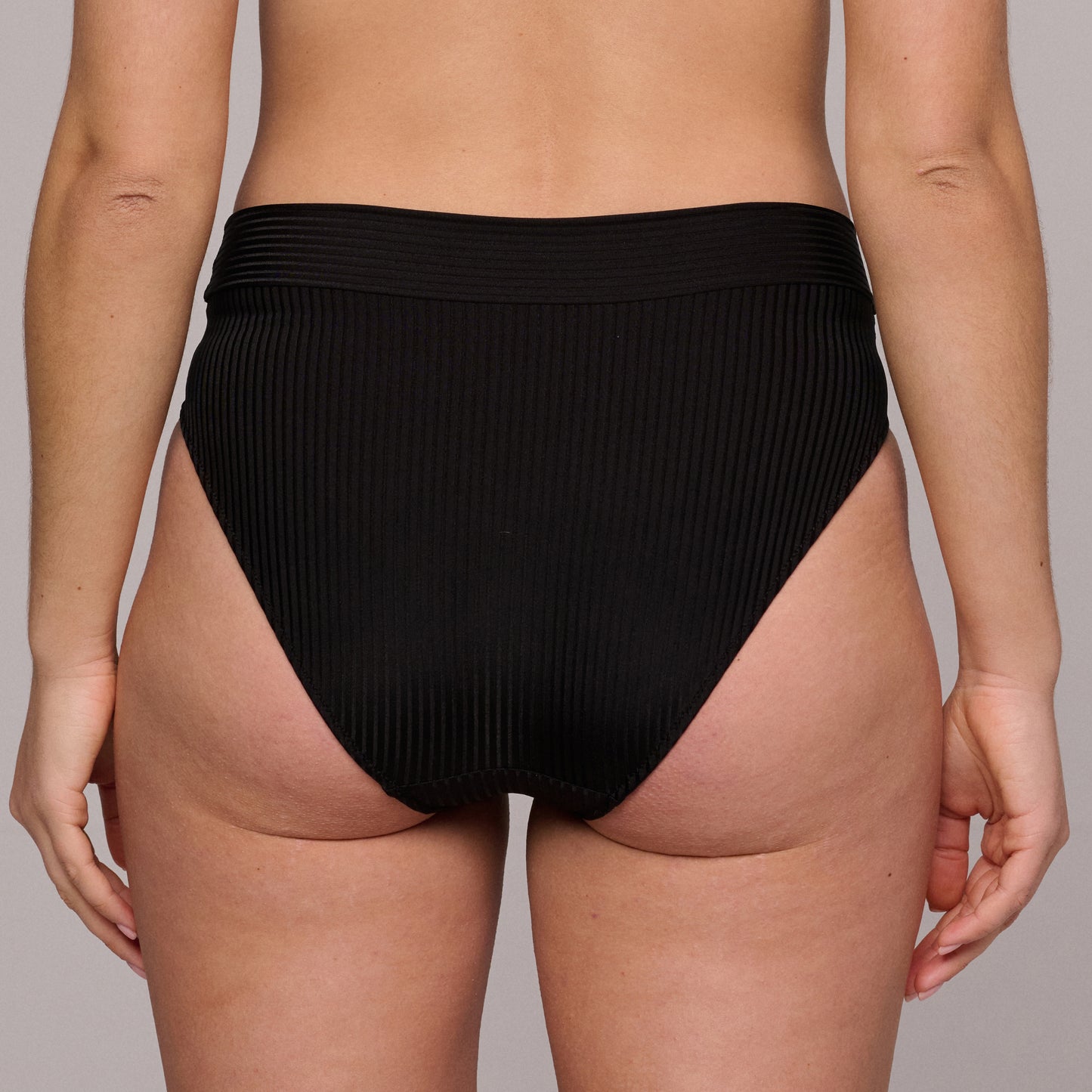 EMLY black bikini fold briefs