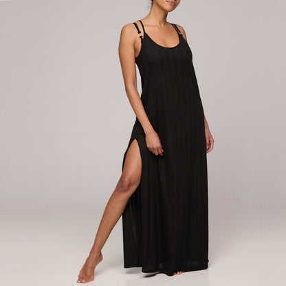 EMLY black swimwear dress long