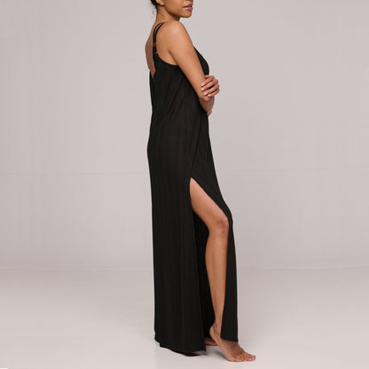 EMLY black swimwear dress long