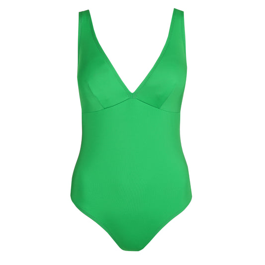 MADURAI Exotic Green padded triangle swimsuit