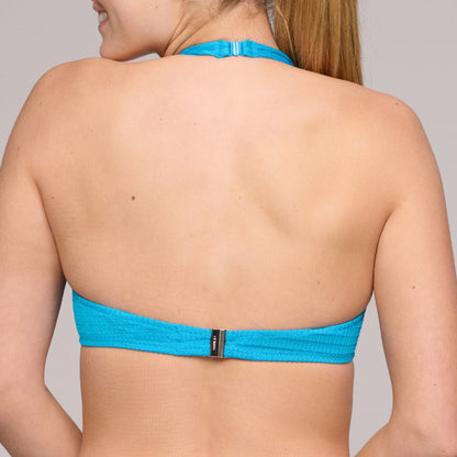 CHERILYN Sea Breeze padded bikini top heartshape