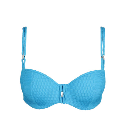CHERILYN Sea Breeze padded balcony bikini top
